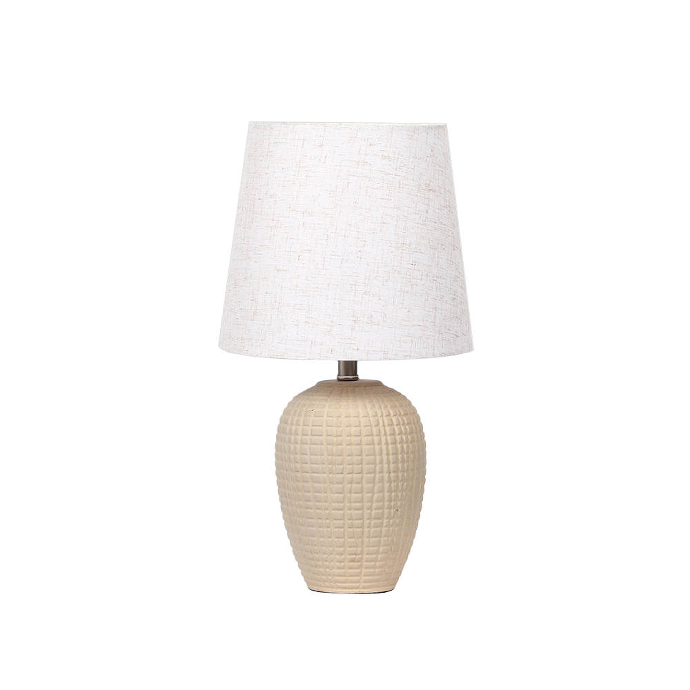 Table Lamps with Studded Texture Base