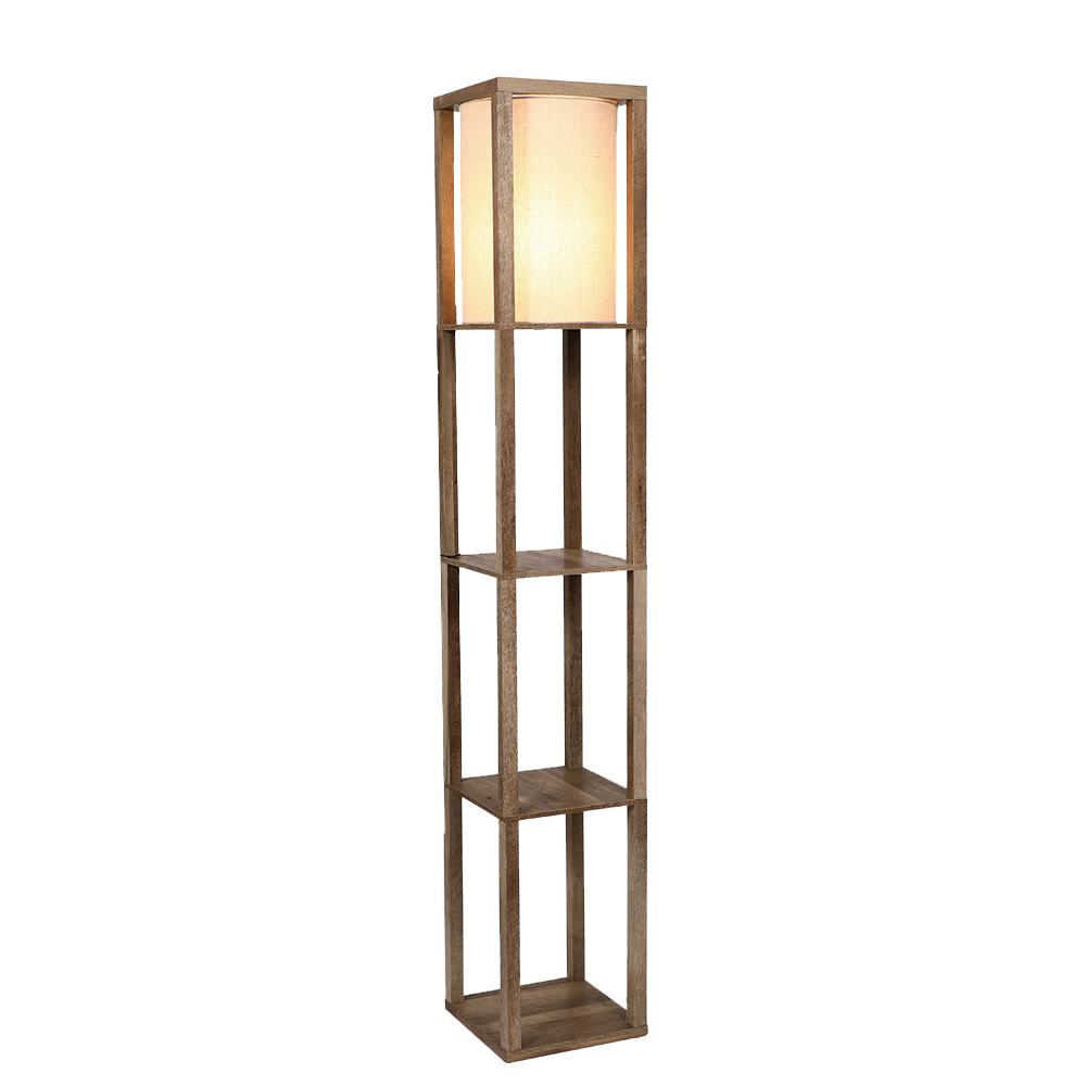 Modern Wood Floor Lamp