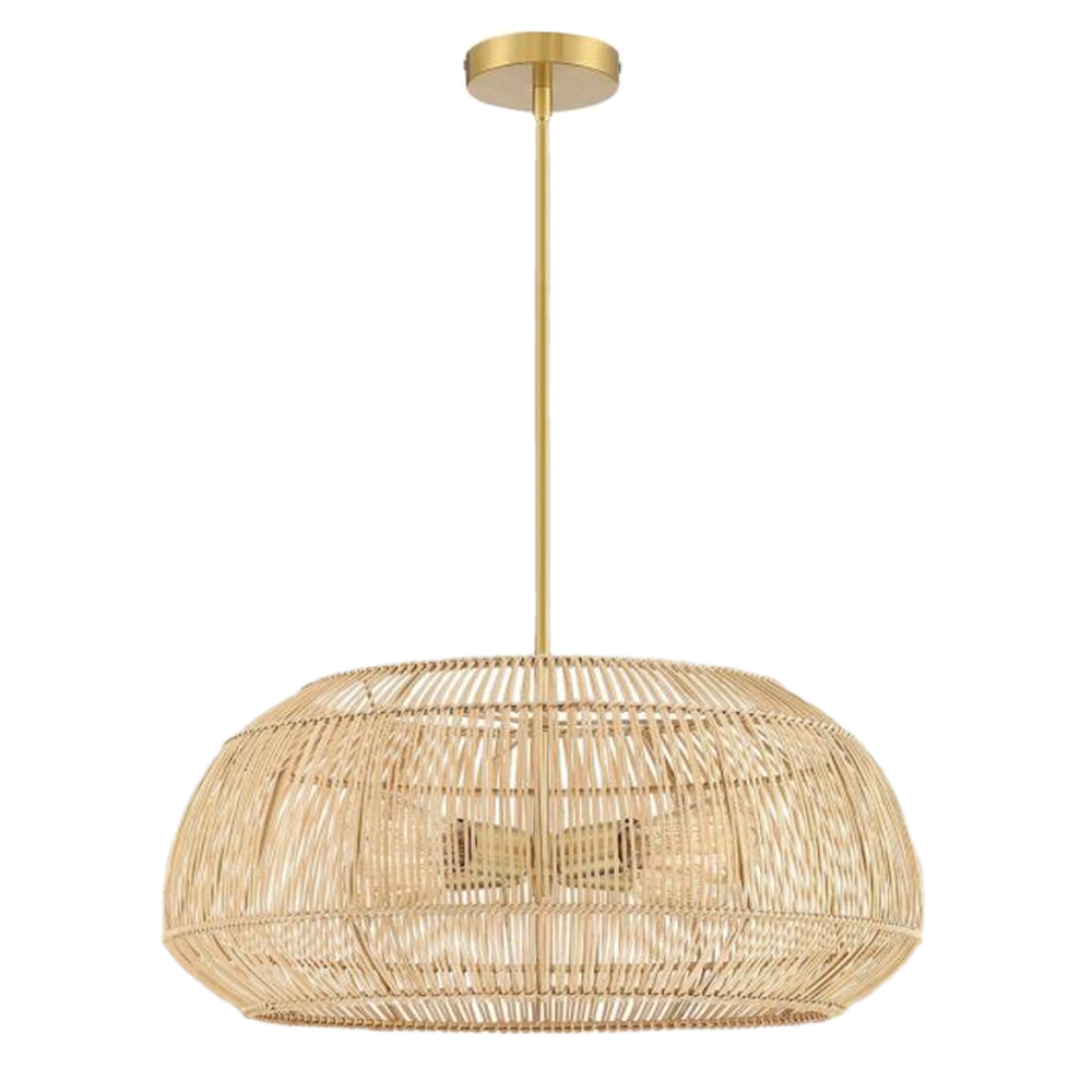 Boho Rattan Ceiling Lights