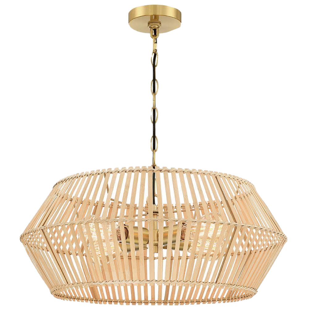Farmhouse Semi Flush Mount Ceiling Light Fixture
