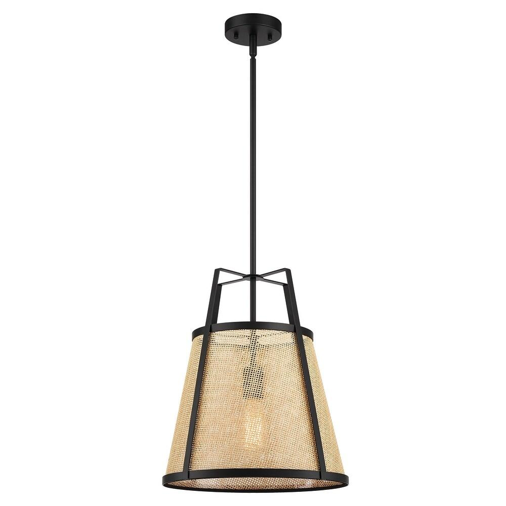 Modern Pendant Light Fixtures with Linen Fabric Shade