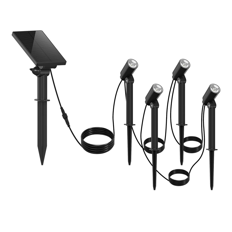 4-in-1 Solar Landscape Spot Lights