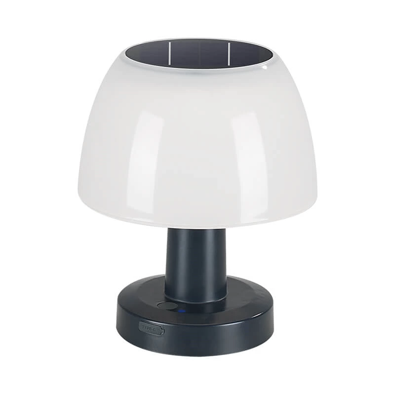 Solar Powered LED Table Lamp Touch Sensor Switch
