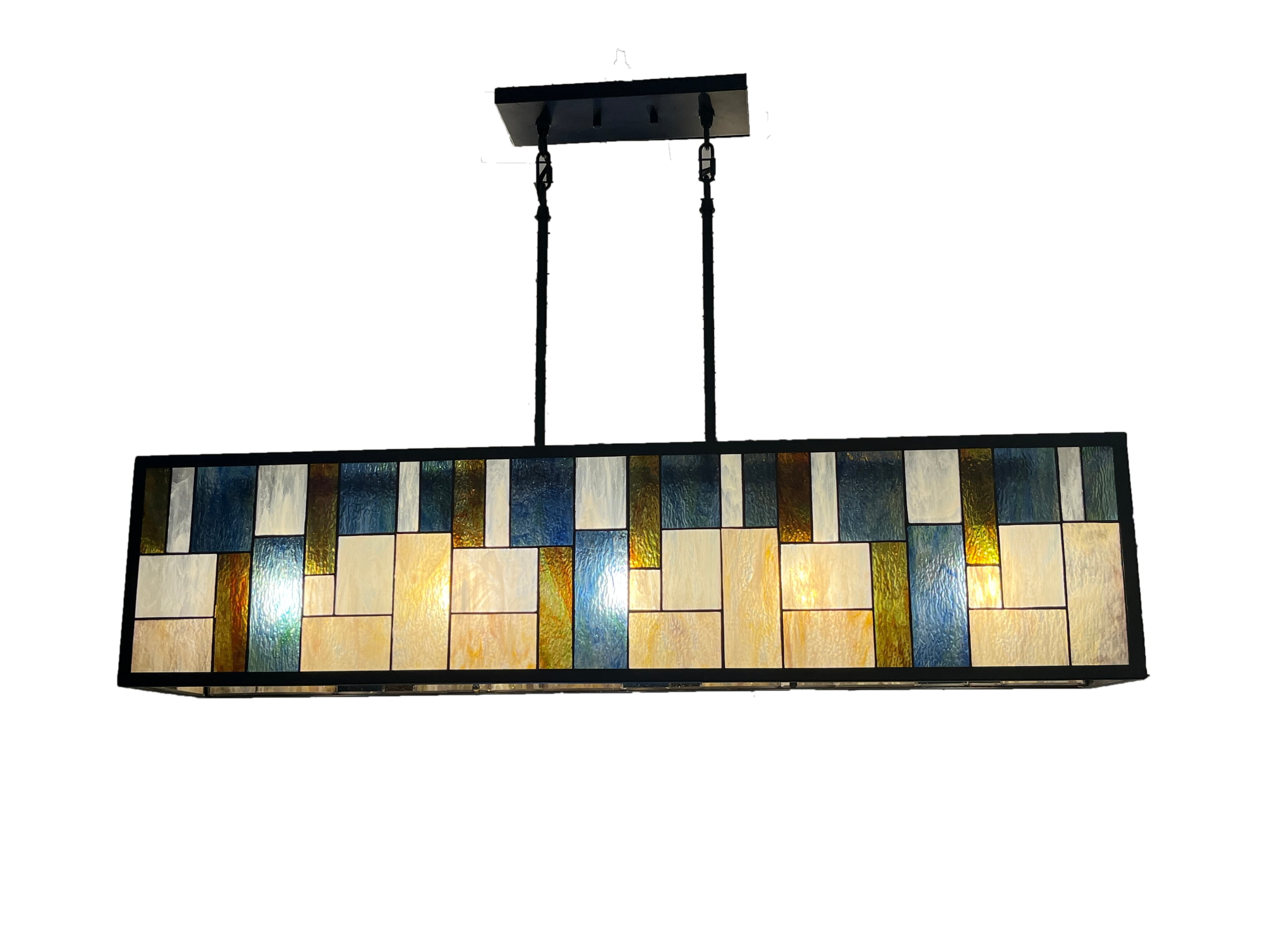 Tiffany Pendant Light Fixture Hanging Chandelier for Kitchen Island Dining Room