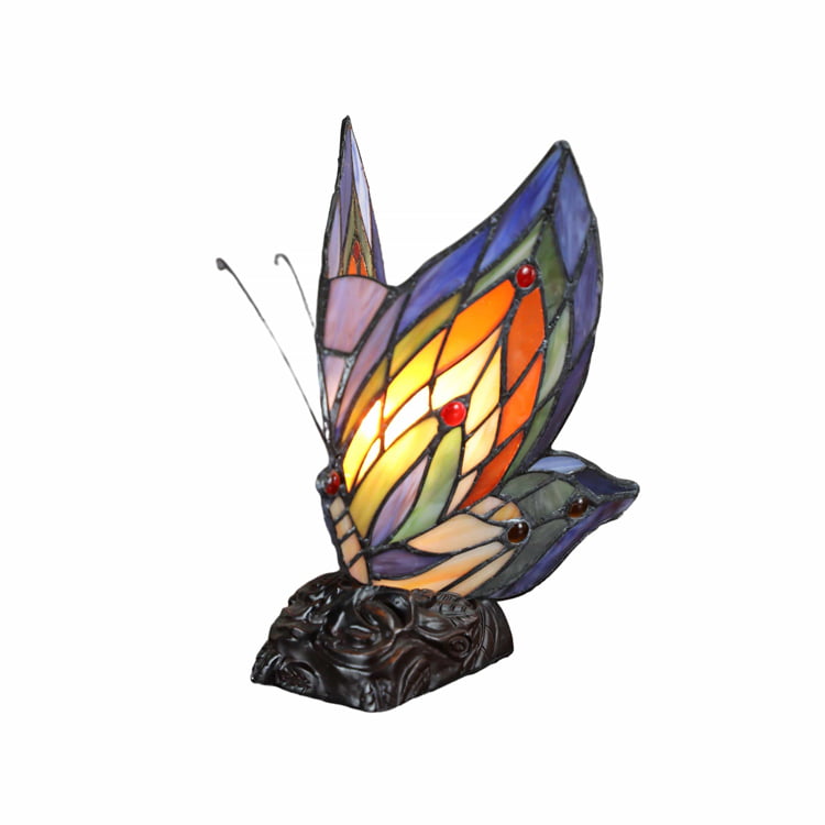 Tiffany Style Stained Glass Accent Table Lamp