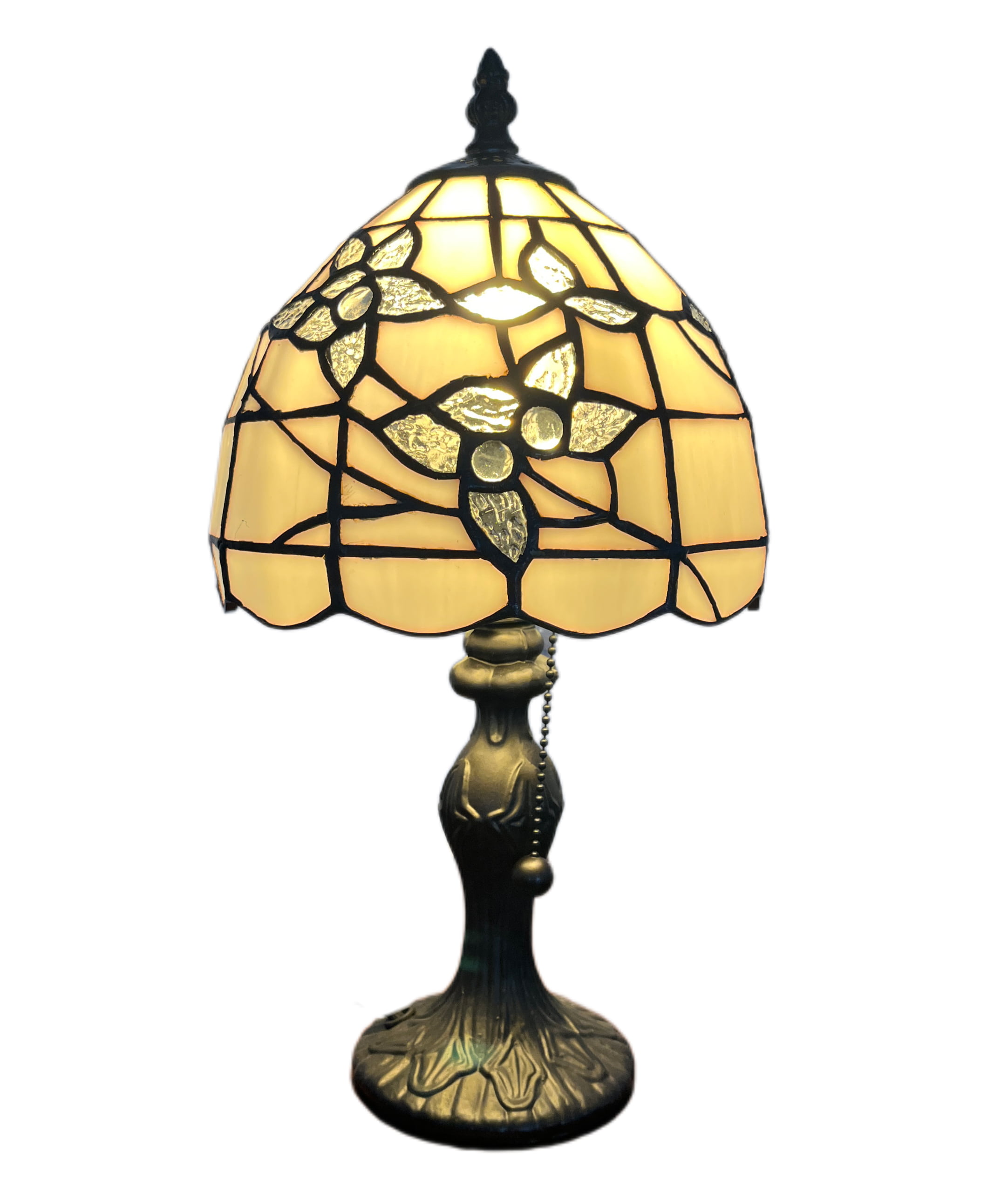 Tiffany-Style Dragonfly Stained Glass Table Lamp - Decorative Lighting