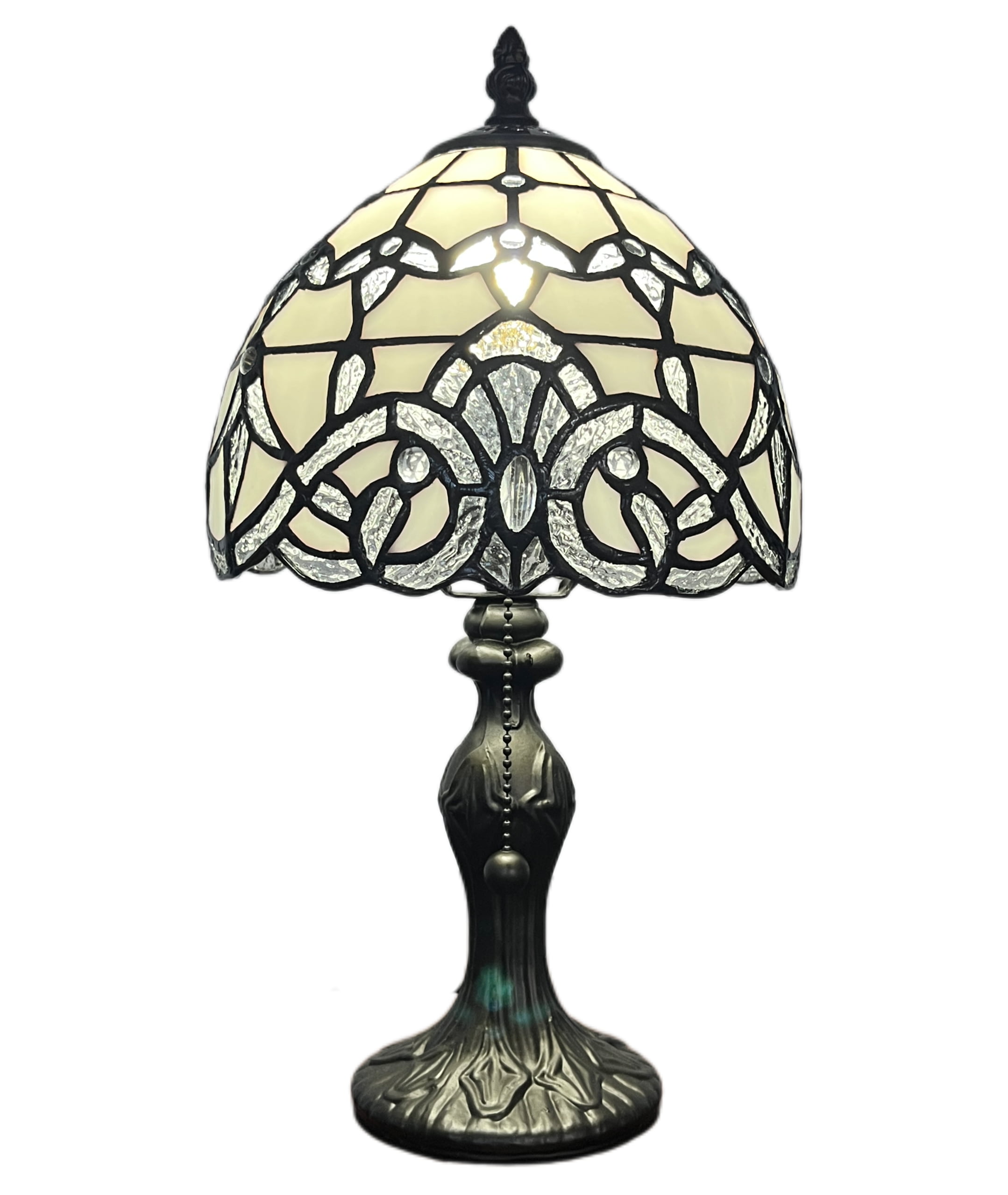 Tiffany-Style Dragonfly Stained Glass Table Lamp - Decorative Lighting