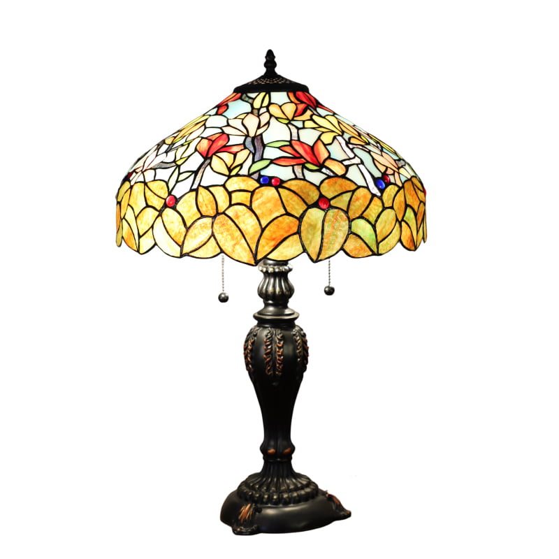 Tiffany Dragonfly Stained Glass Table Lamp