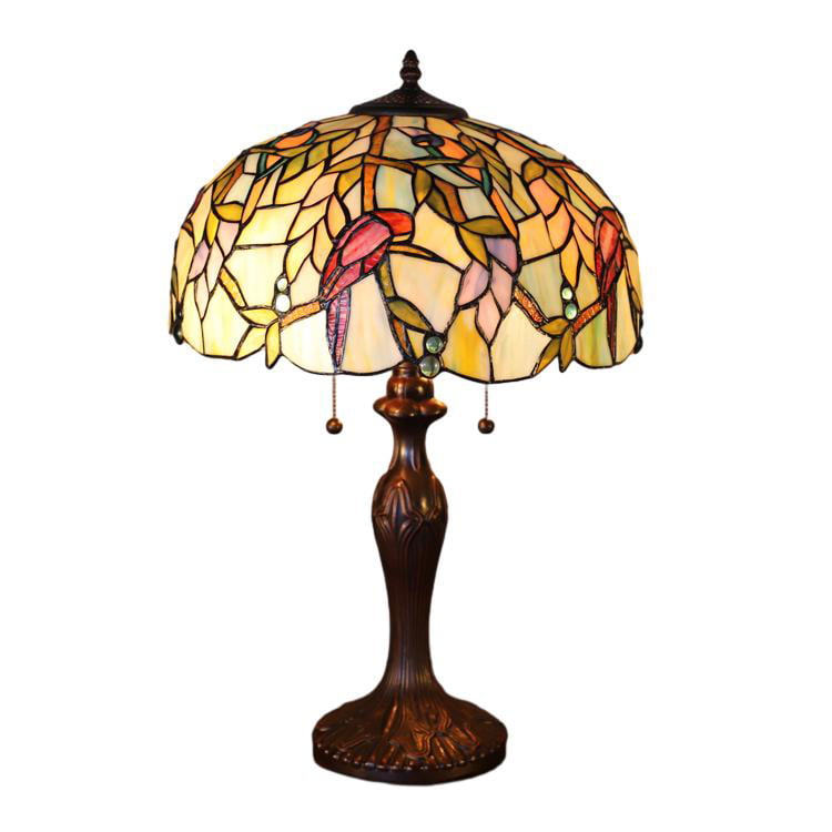 Tiffany Dragonfly Stained Glass Table Lamp